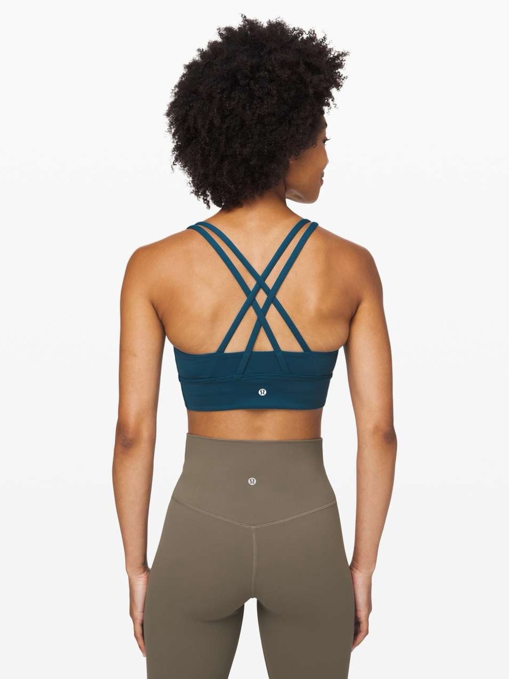 Lululemon Energy Bra Luxtreme W2326S Size 6 In Night Diver (Teal)